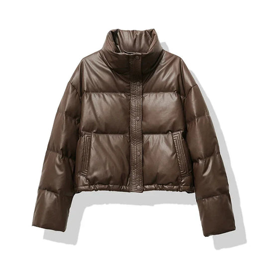 Image of Ellen | Women's Cropped Puffer Jacket
