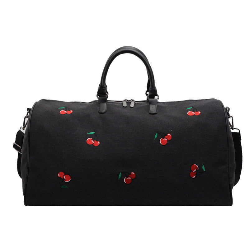 Embroidered Weekend Travel Duffel Bag