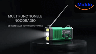 Emergency Radio, Flashlight, Reading Light, Compass, SOS & Solar Rechargeable – SolarPower™ Pro