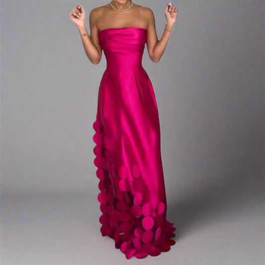 Image of Emily | Women's Strapless Maxi Dress