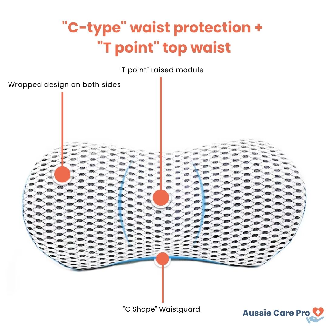 Ergonomic Memory Foam Lumbar Support Cushion – Multi-Use