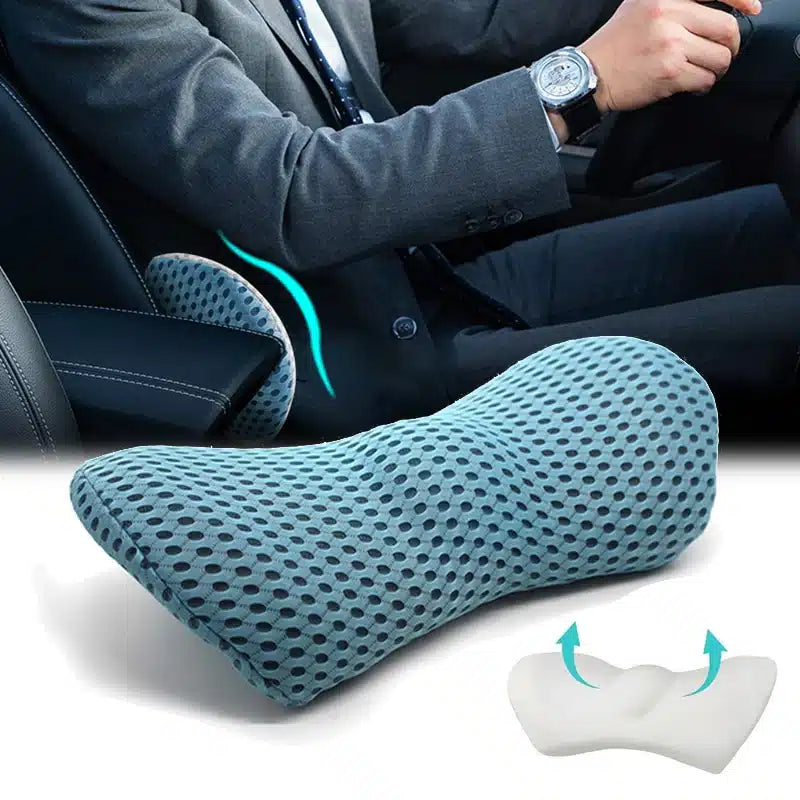 Ergonomic Memory Foam Lumbar Support Cushion – Multi-Use