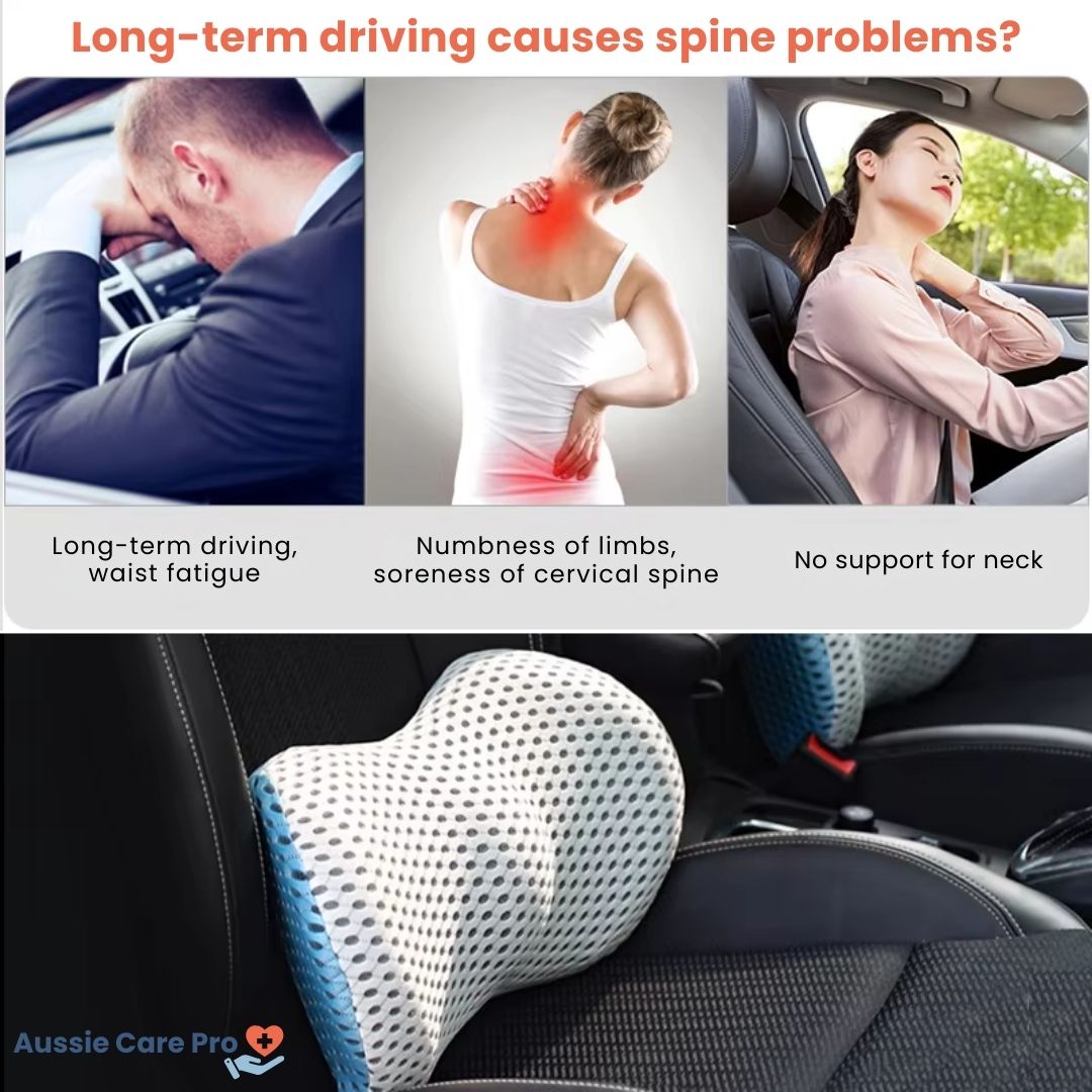 Ergonomic Memory Foam Lumbar Support Cushion – Multi-Use