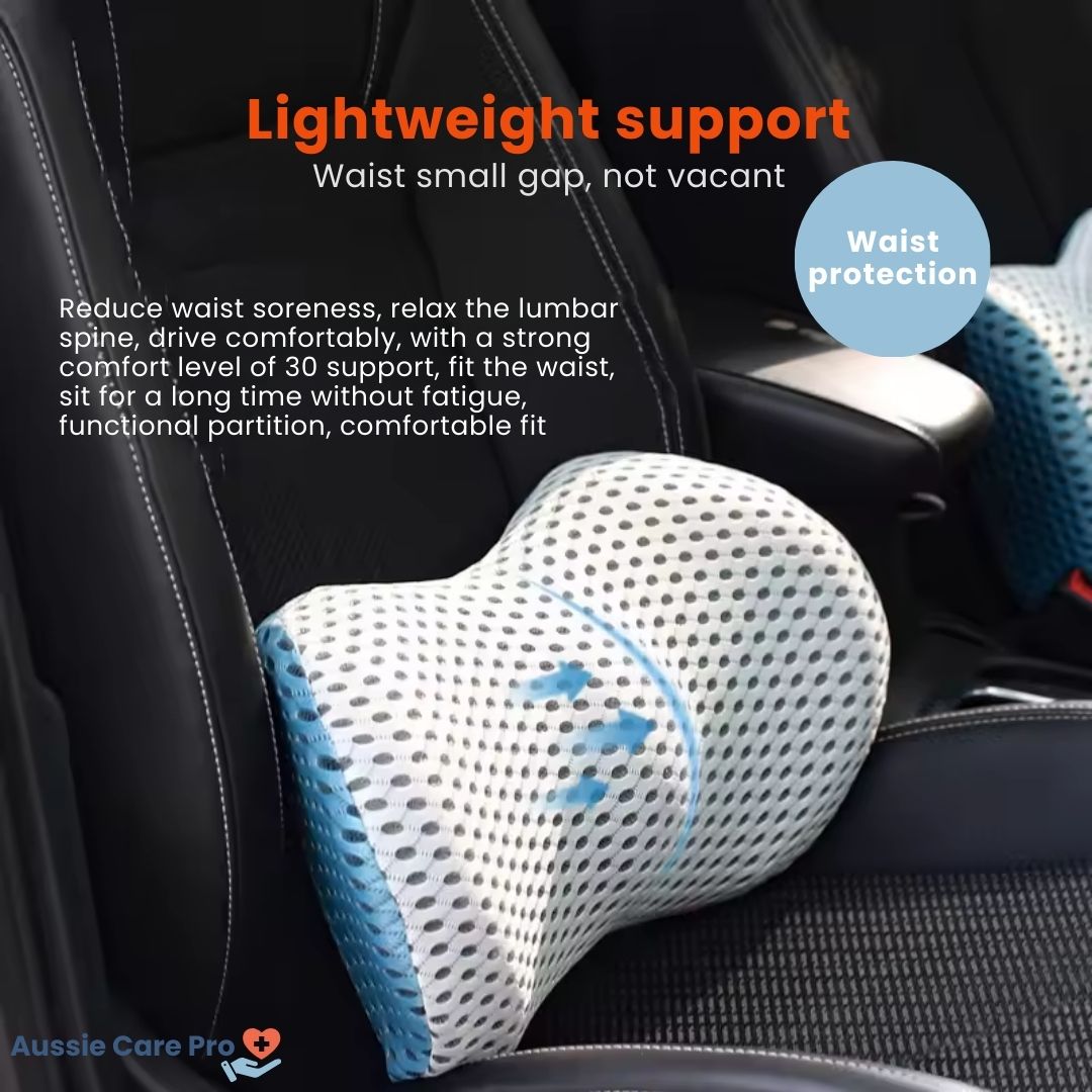Ergonomic Memory Foam Lumbar Support Cushion – Multi-Use
