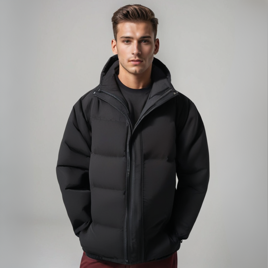 Image of Eugene | Men's Hooded Puffer Jacket