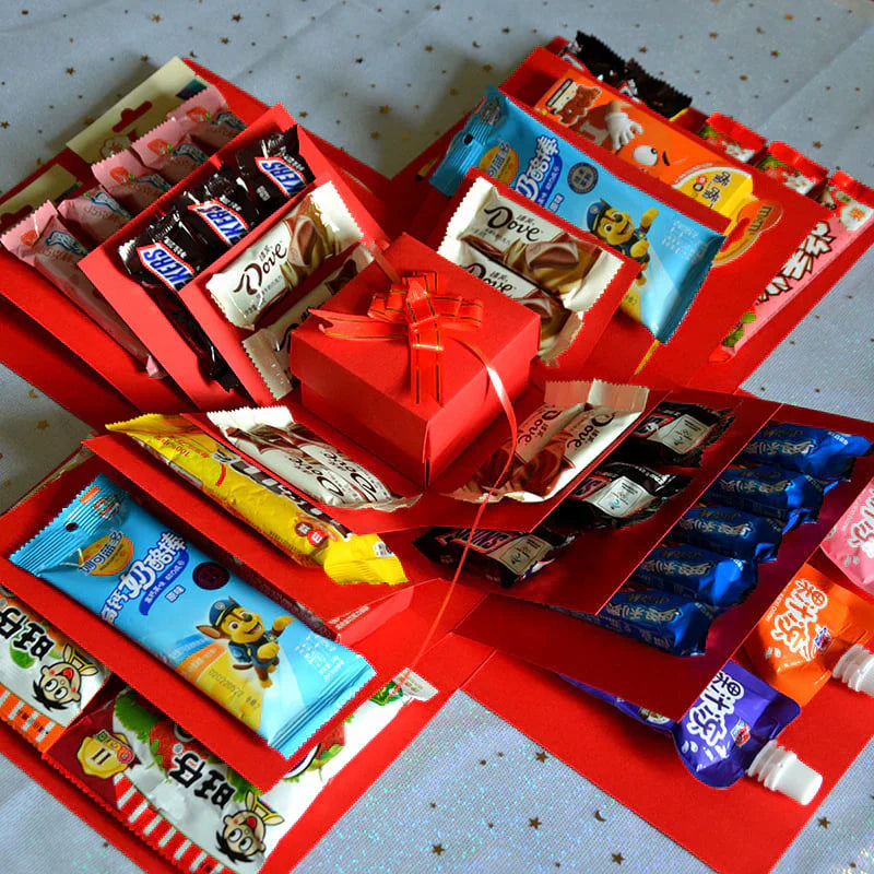 Explosion Box: Huge Christmas Surprise Gift Explosion Box