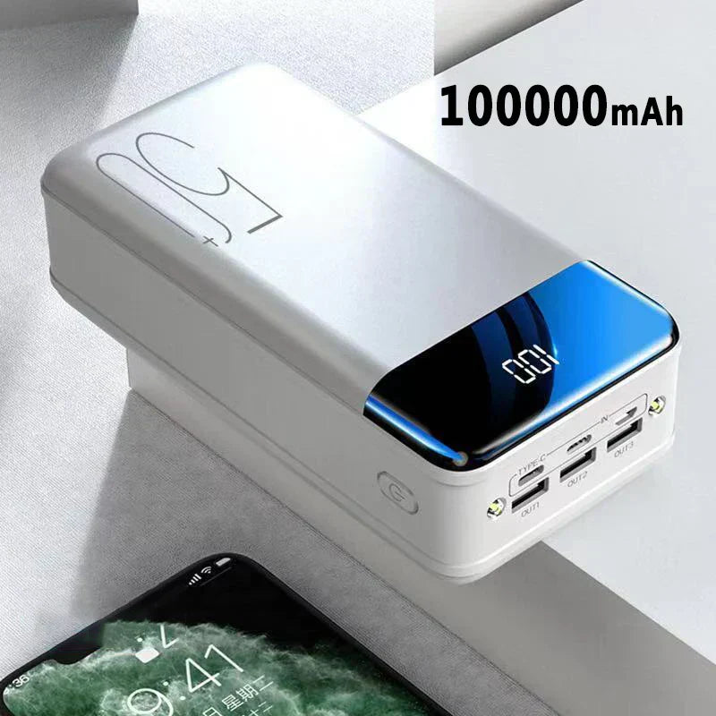 External Battery 100,000mAh Ultra High Capacity