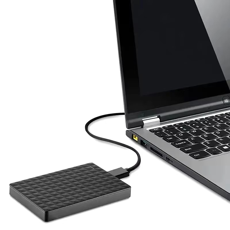 External Hard Drive 8 TB USB 3.0 – Portable Storage Solution – Compact Black Design with Plug and Play Functionality