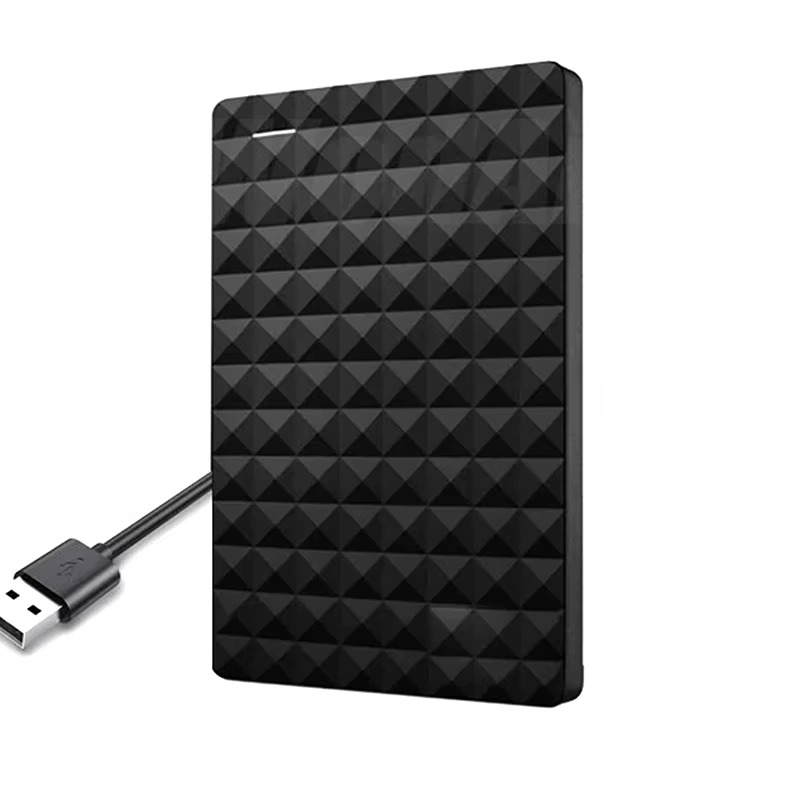 External Hard Drive 8 TB USB 3.0 – Portable Storage Solution – Compact Black Design with Plug and Play Functionality