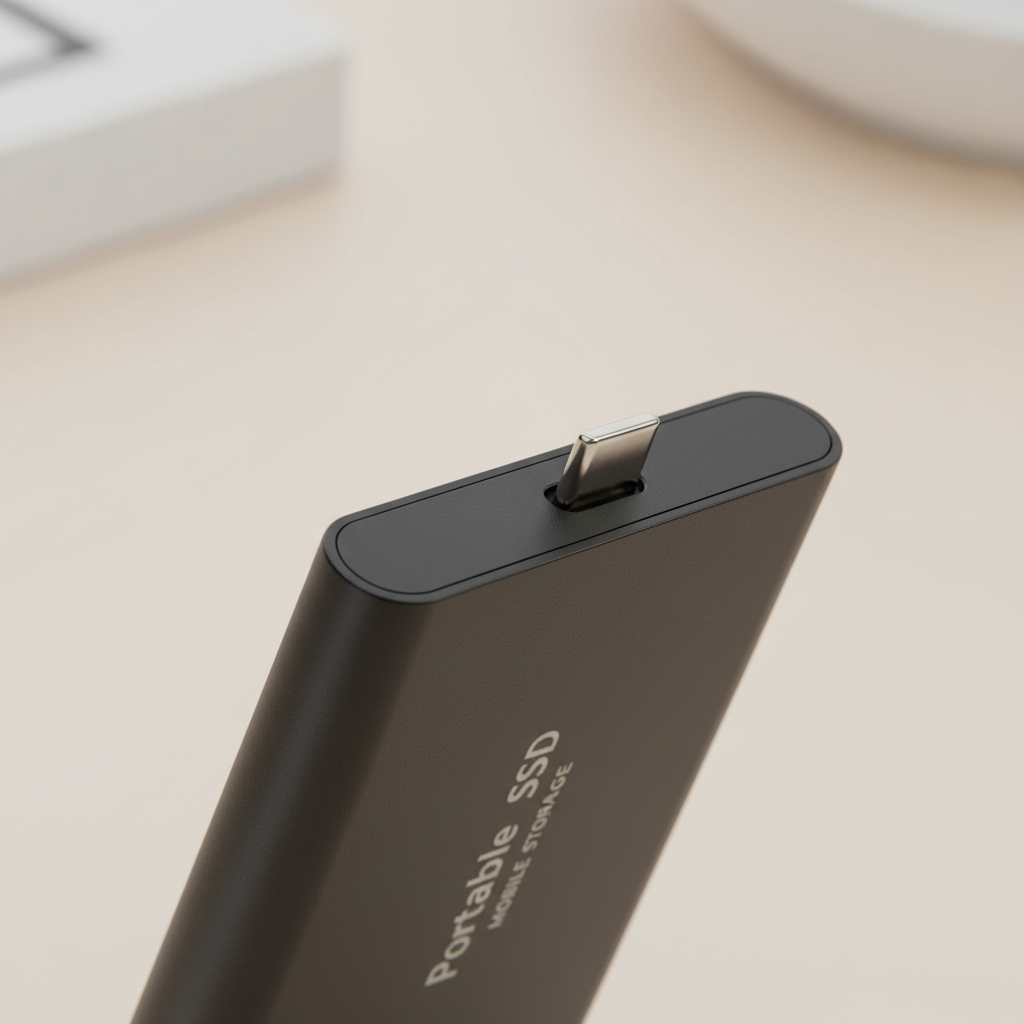External SSD with 128GB | Fast Data Backup | USB C Connection | DataPulse