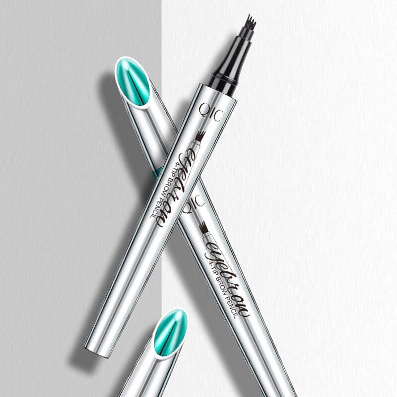 Eyebrow Pencil | Waterproof 3D with 4 Fork Tips | Microblading Effect | BrowFinesse