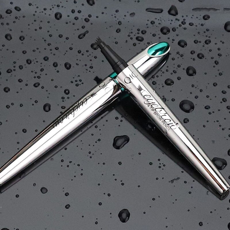 Eyebrow Pencil | Waterproof 3D with 4 Fork Tips | Microblading Effect | BrowFinesse