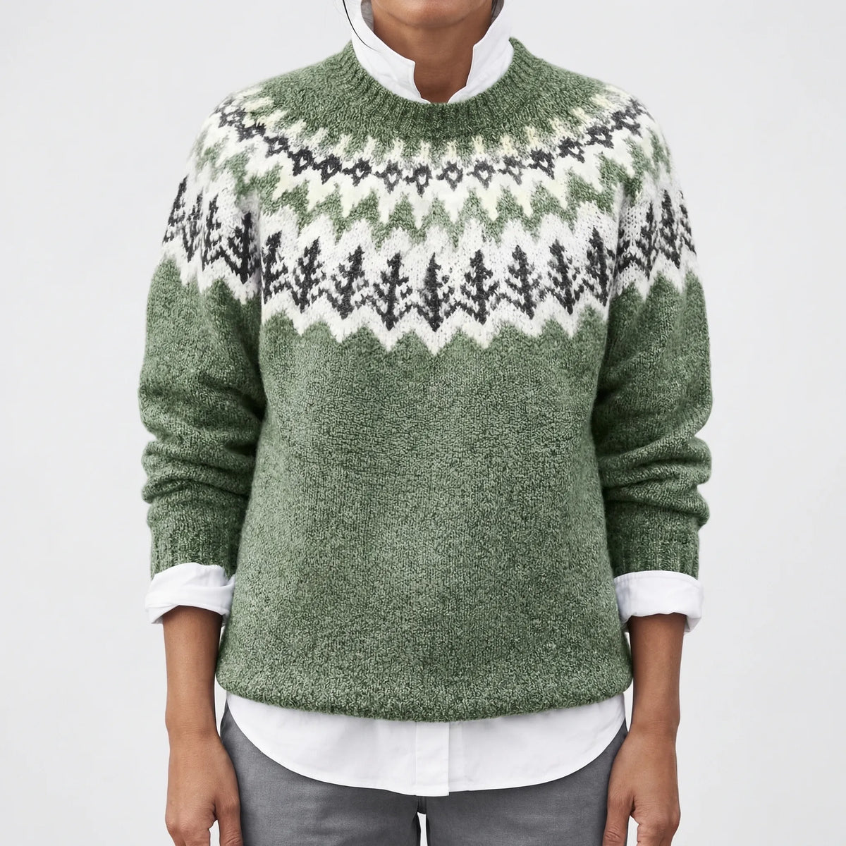 Fair Isle Knit Sweater