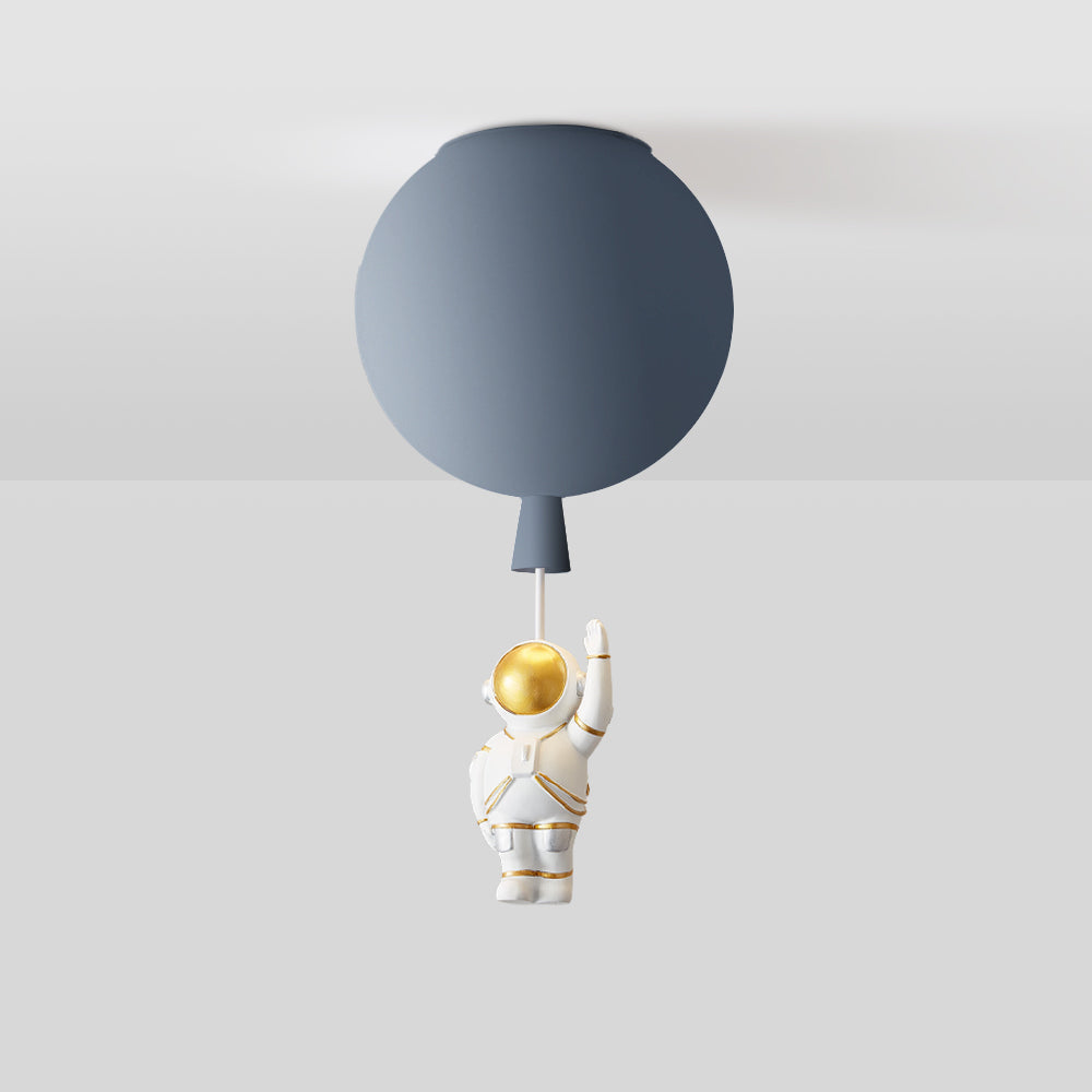 Fateh Modern Moon/Astronaut LED Ceiling Lamp in Acrylic