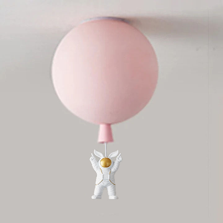 Fateh Modern Moon/Astronaut LED Ceiling Lamp in Acrylic