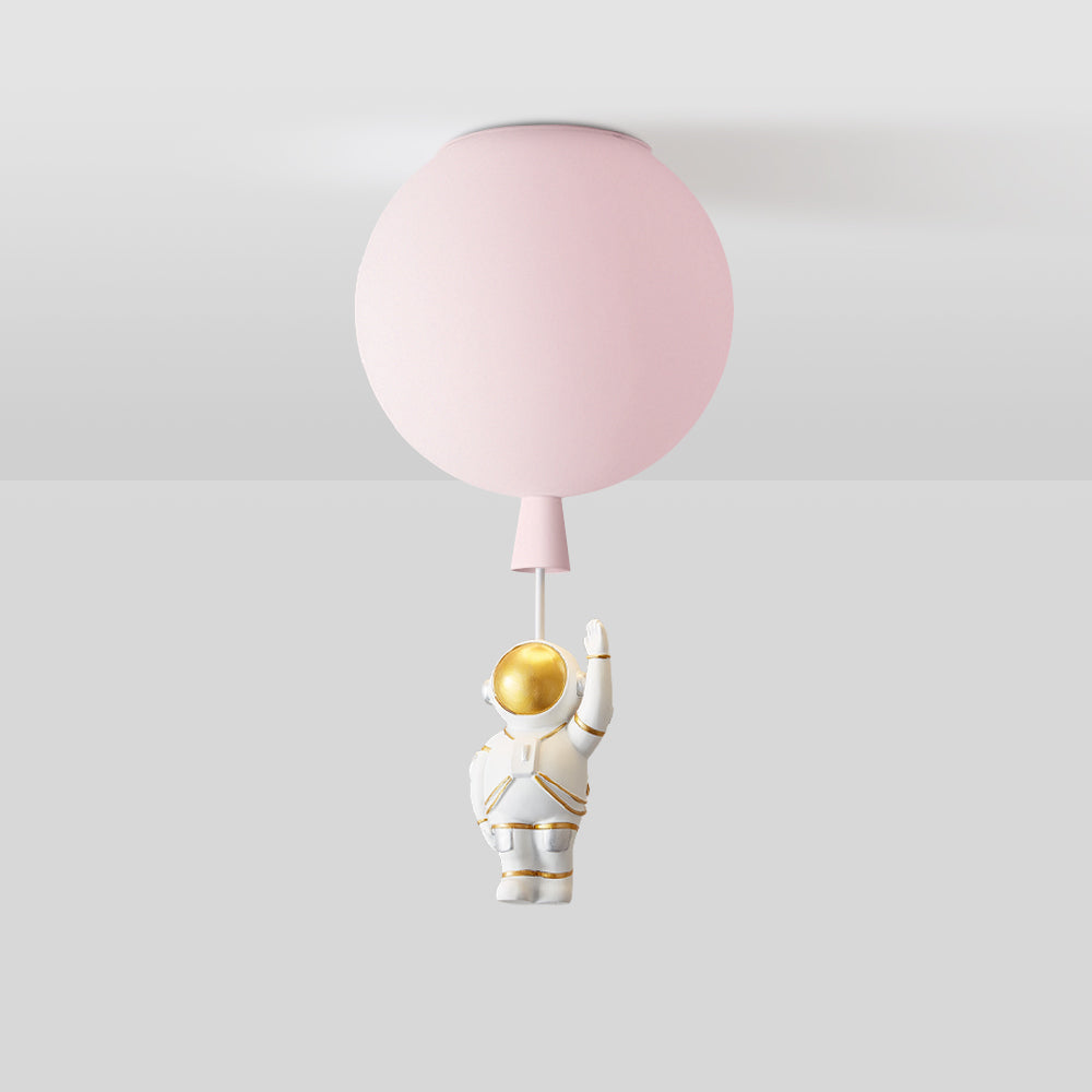 Fateh Modern Moon/Astronaut LED Ceiling Lamp in Acrylic