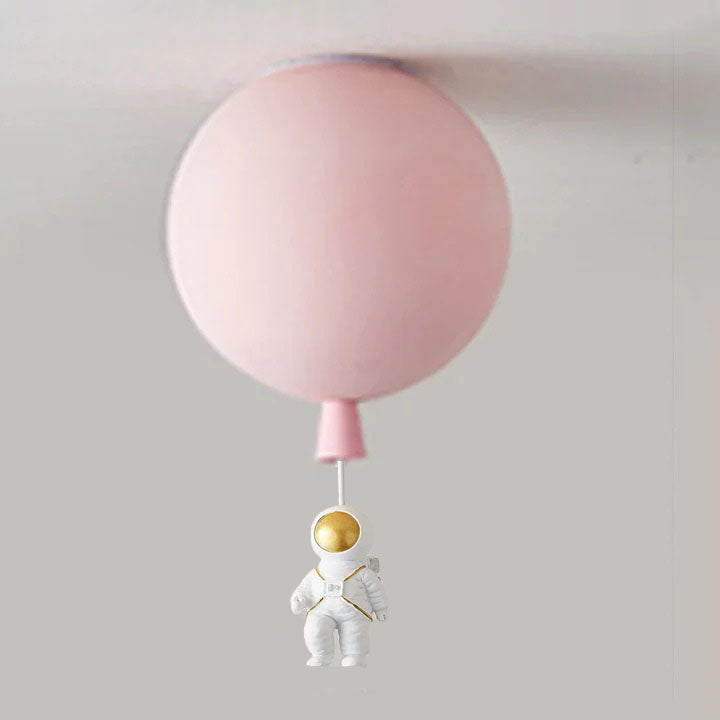 Fateh Modern Moon/Astronaut LED Ceiling Lamp in Acrylic
