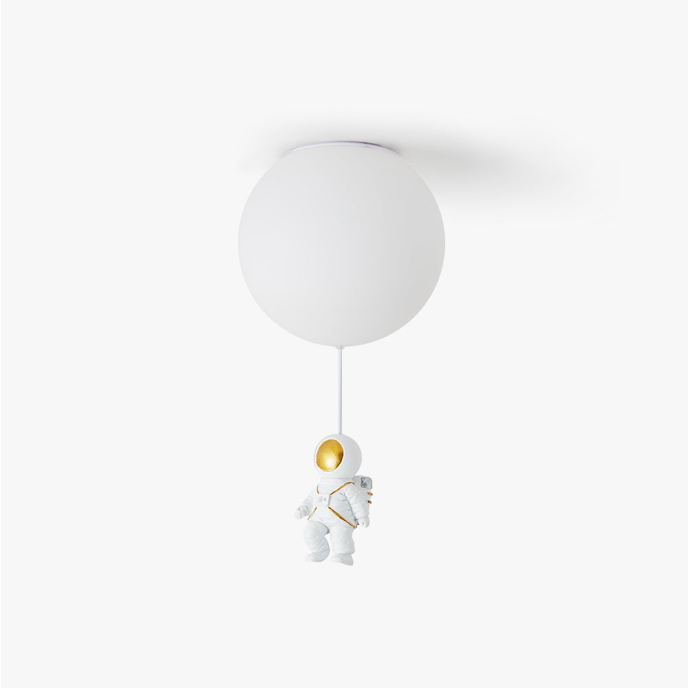 Fateh Modern Moon/Astronaut LED Ceiling Lamp in Acrylic
