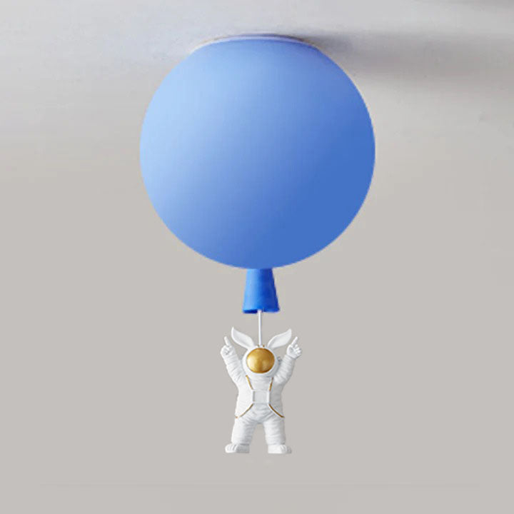 Fateh Modern Moon/Astronaut LED Ceiling Lamp in Acrylic