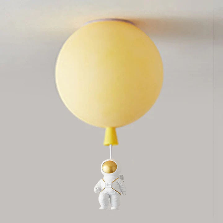 Fateh Modern Moon/Astronaut LED Ceiling Lamp in Acrylic