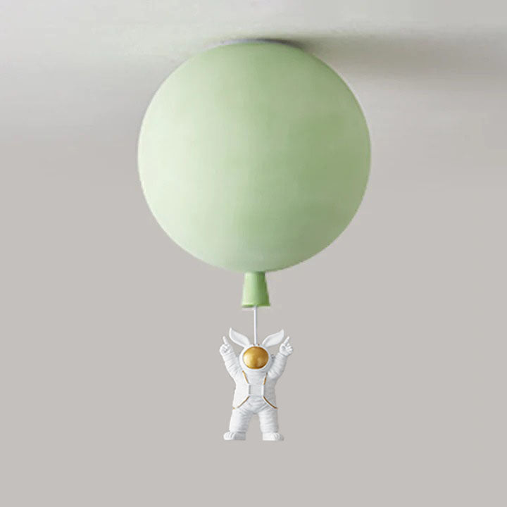 Fateh Modern Moon/Astronaut LED Ceiling Lamp in Acrylic
