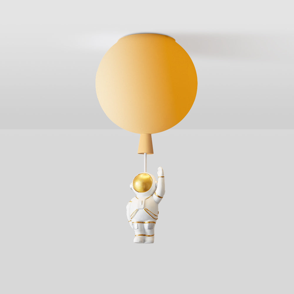 Fateh Modern Moon/Astronaut LED Ceiling Lamp in Acrylic