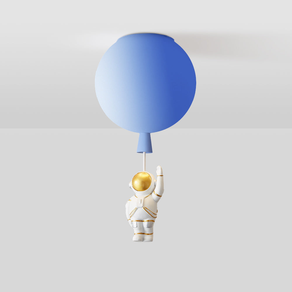 Fateh Modern Moon/Astronaut LED Ceiling Lamp in Acrylic