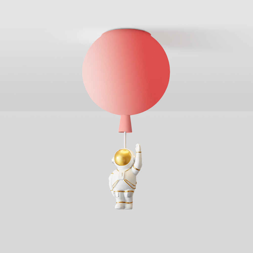 Fateh Modern Moon/Astronaut LED Ceiling Lamp in Acrylic