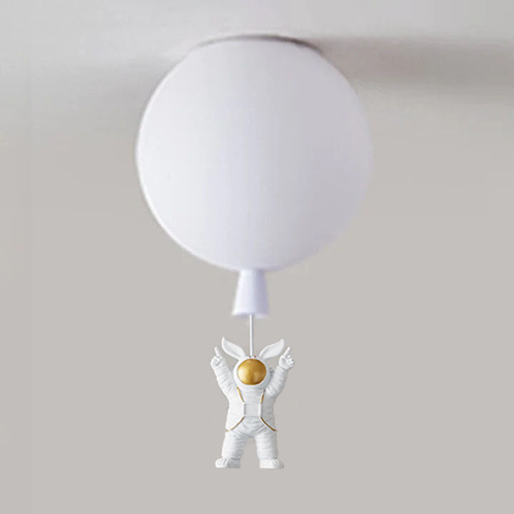 Fateh Modern Moon/Astronaut LED Ceiling Lamp in Acrylic