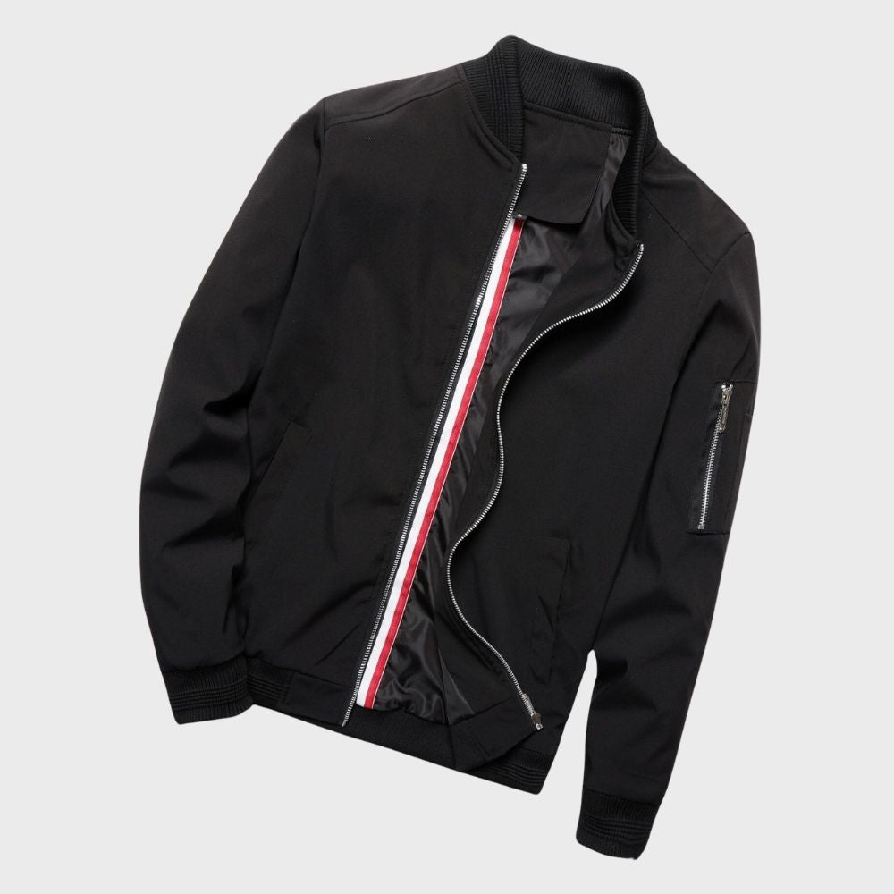 Image of Felix | Men's Slim Fit Full Zip Bomber Jacket