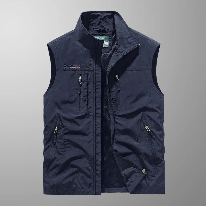 Image of Finn | Men's Full Zip Utility Vest