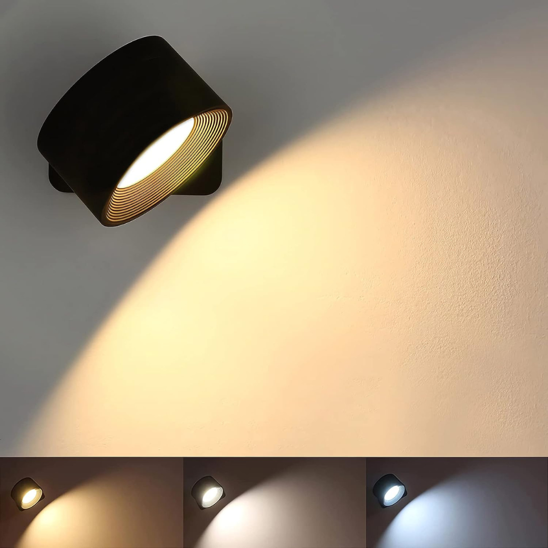 Flexilight | Wireless LED Wall Light with Touch Control & 360° Rotation