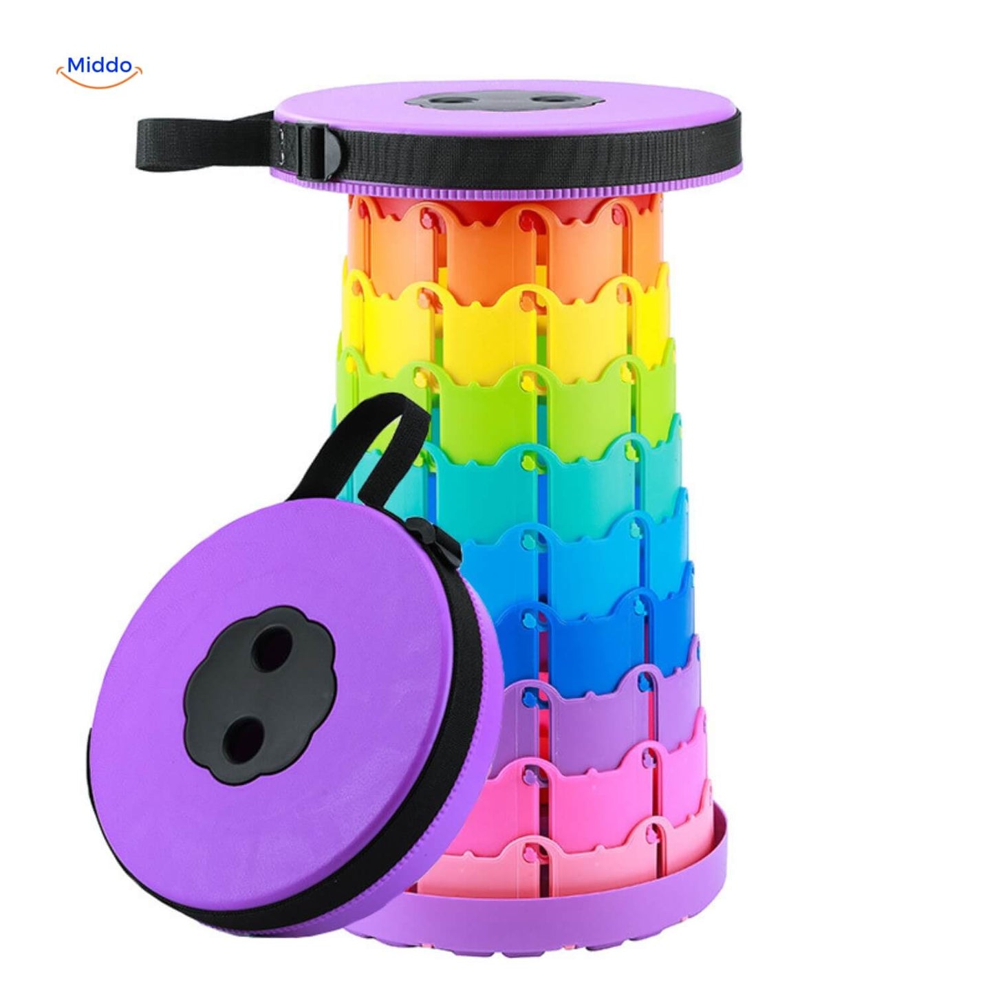 FlexiStool™ Adjustable Telescopic Stool with Non-Slip Surface