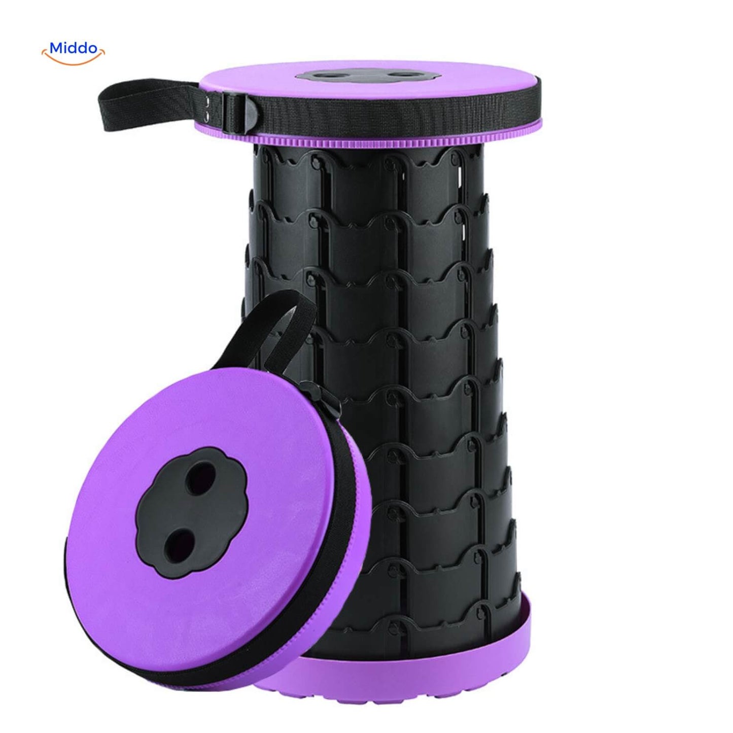 FlexiStool™ Adjustable Telescopic Stool with Non-Slip Surface