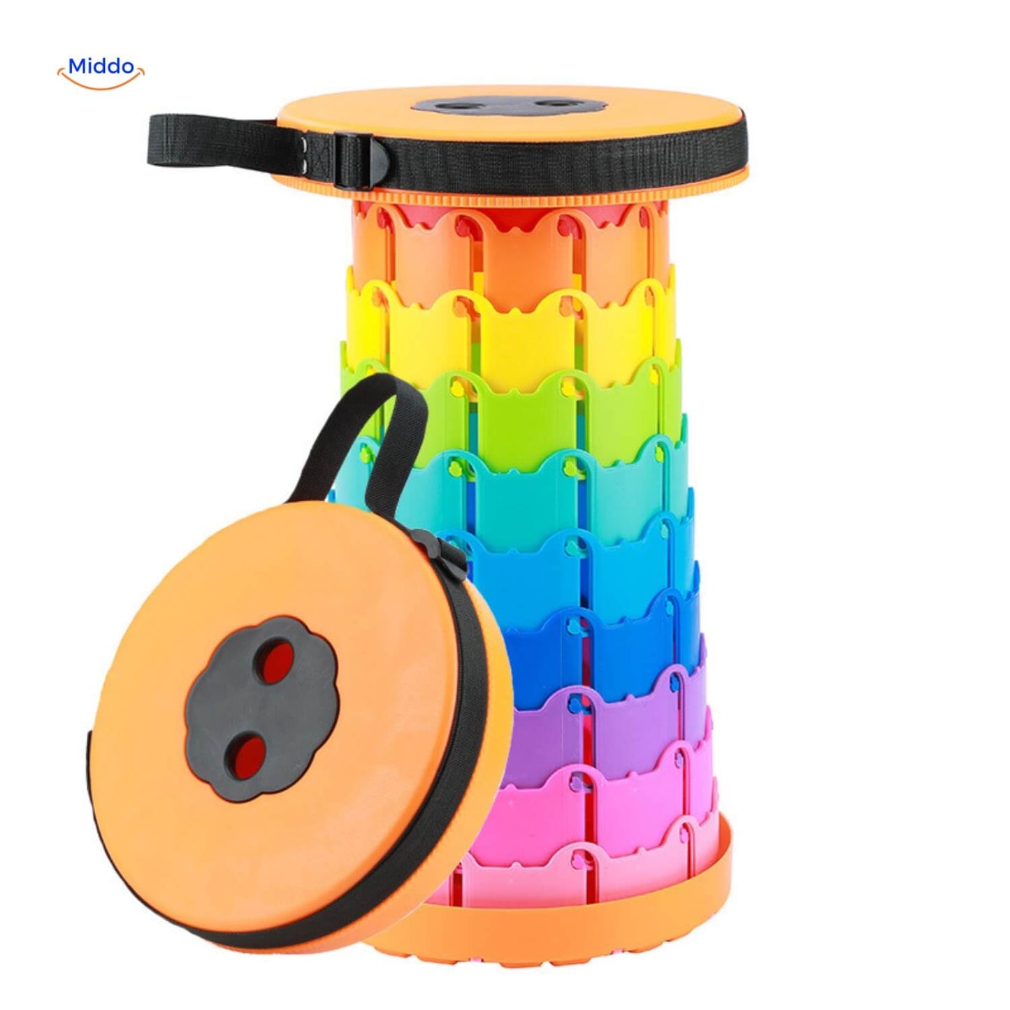 FlexiStool™ Adjustable Telescopic Stool with Non-Slip Surface