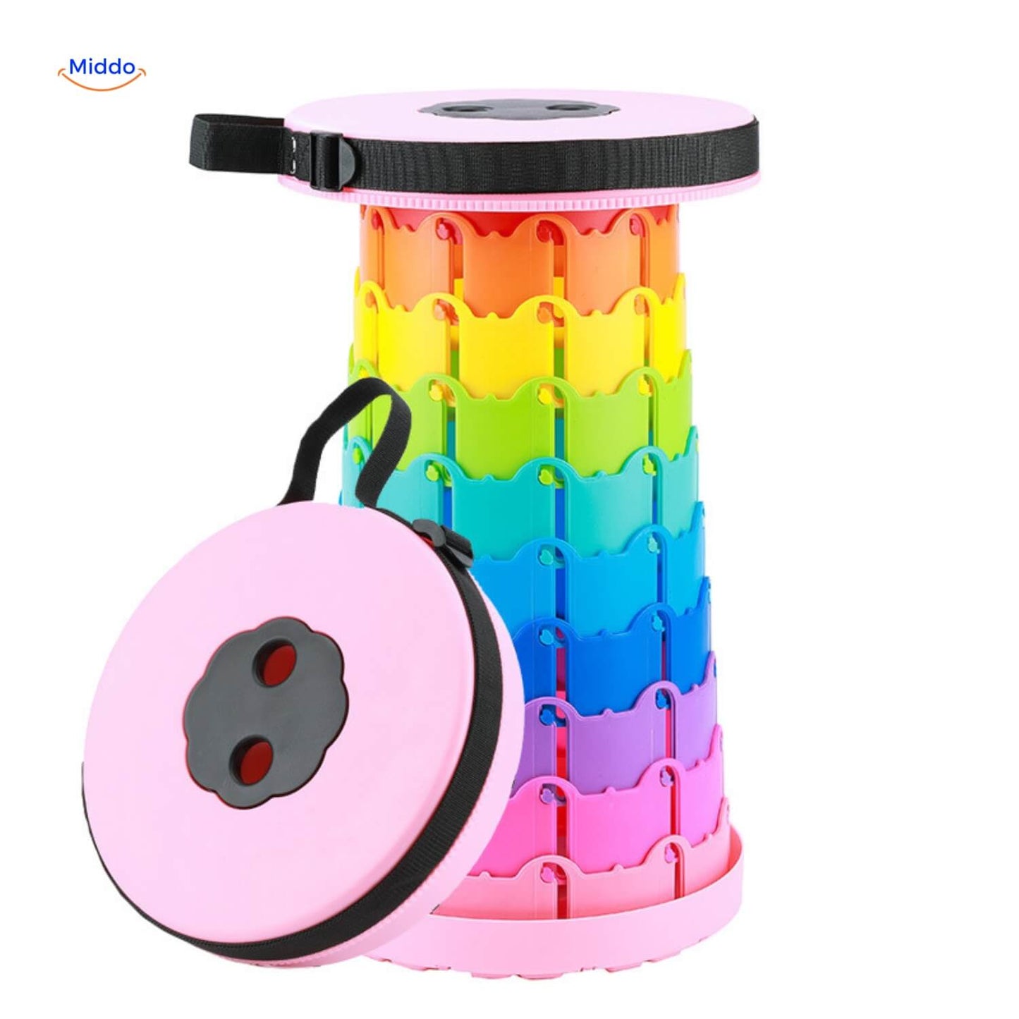 FlexiStool™ Adjustable Telescopic Stool with Non-Slip Surface