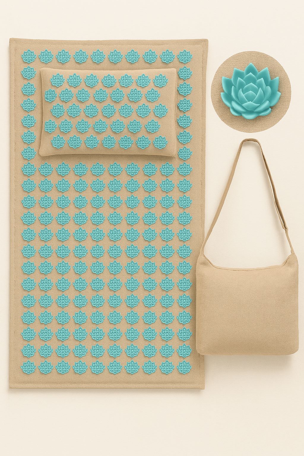 Flower Acupressure Mat: Natural Relaxation