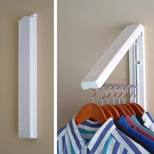 Foldable Clothes Rack for the Wall