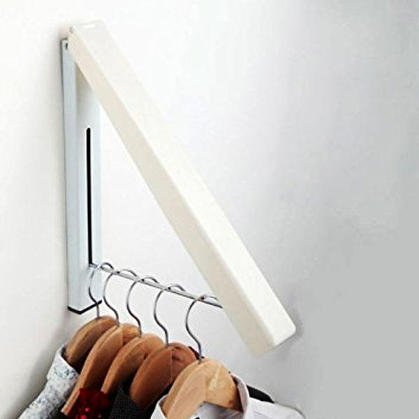 Foldable Clothes Rack for the Wall