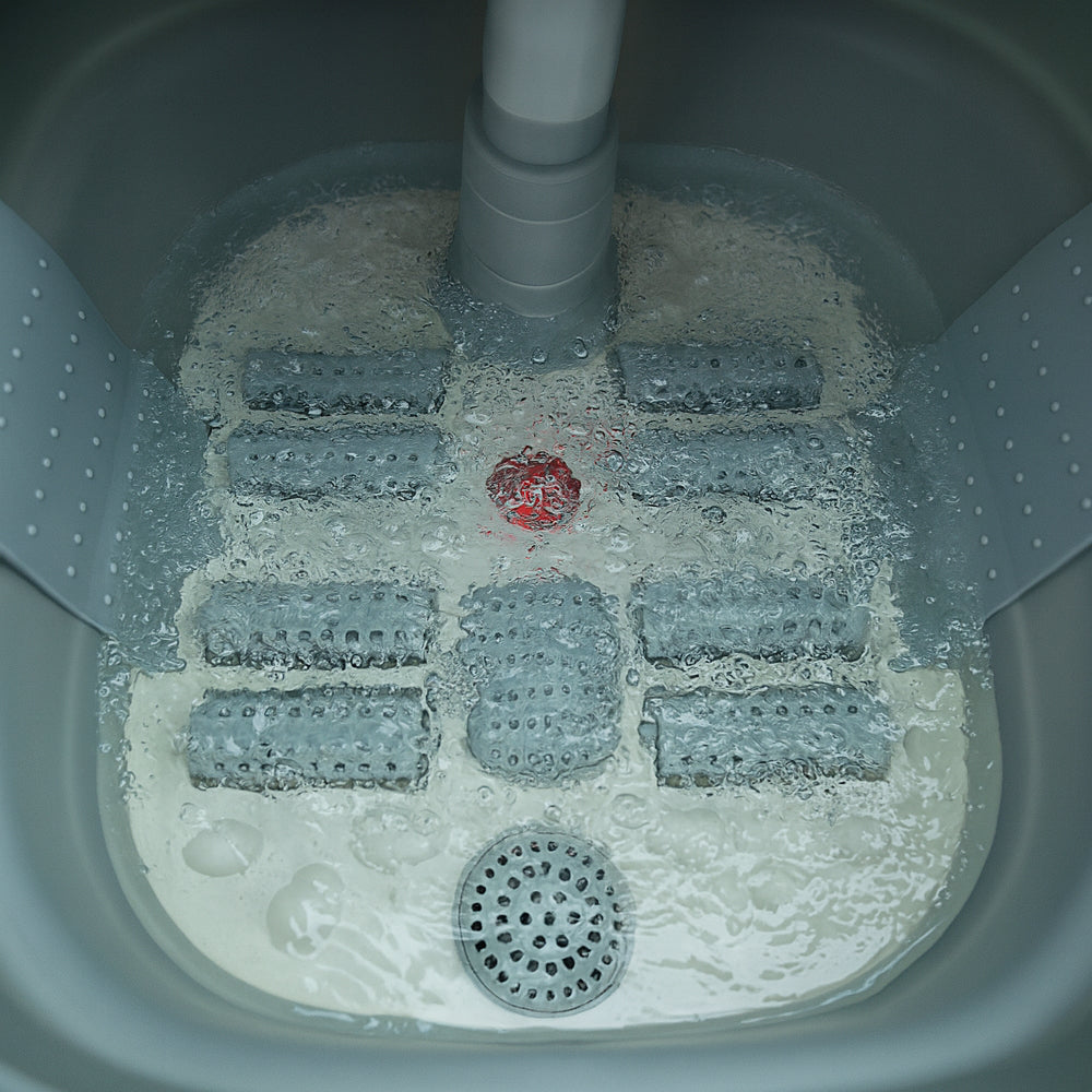 Foldable Luxury Foot Spa with Massage, Temperature Control & Remote Control