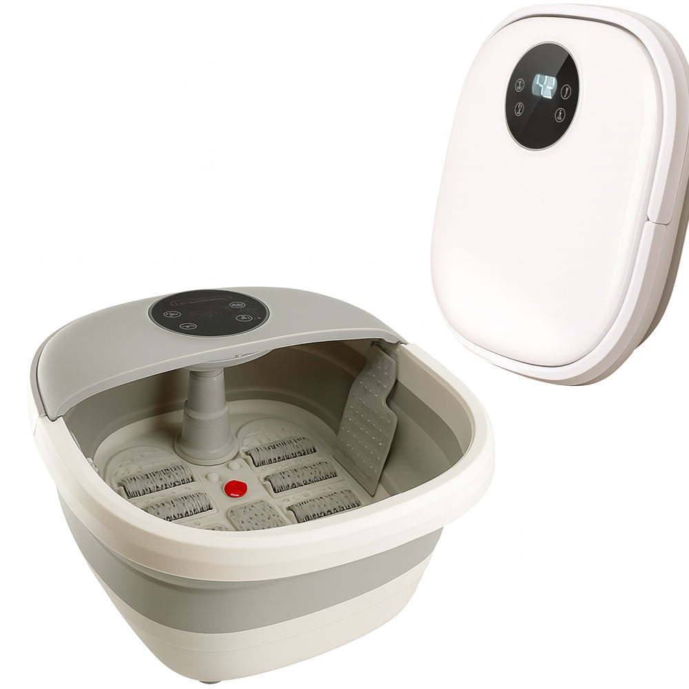 Foldable Luxury Foot Spa with Massage, Temperature Control & Remote Control