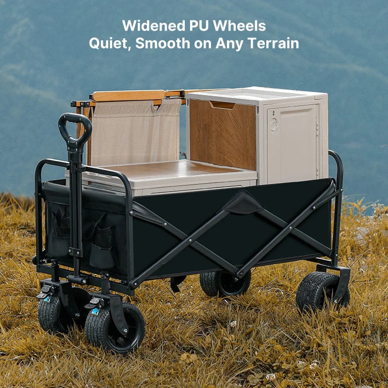 Foldable Utility Wagon for Camping & Outdoors