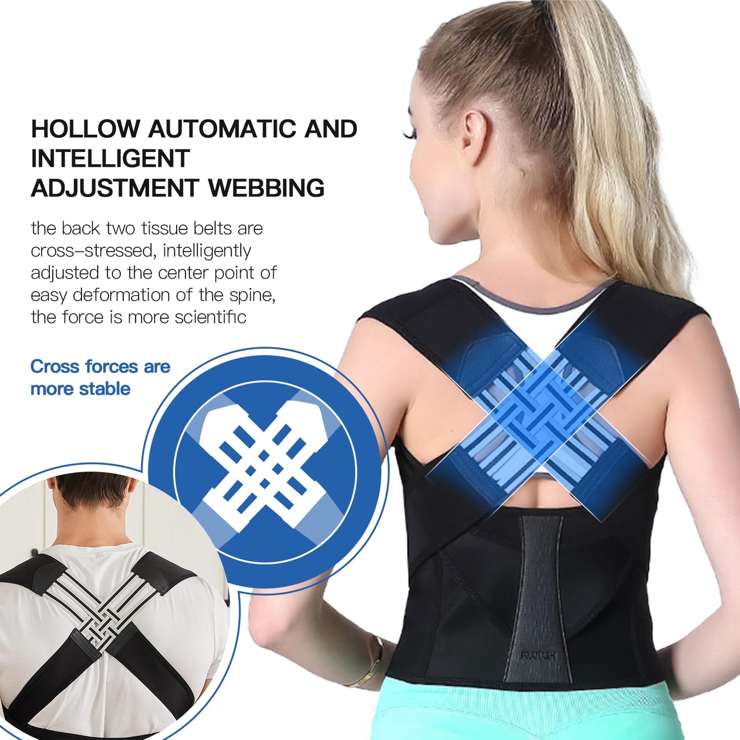 Fully Adjustable Posture Corrector | Improve Your Posture and Back Health