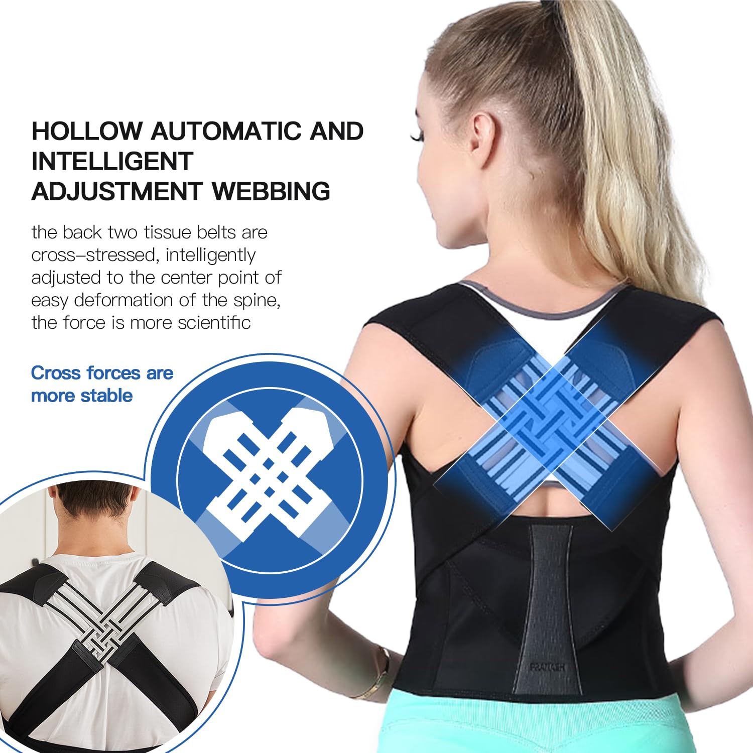 Fully Adjustable Posture Corrector | Improve Your Posture and Back Health