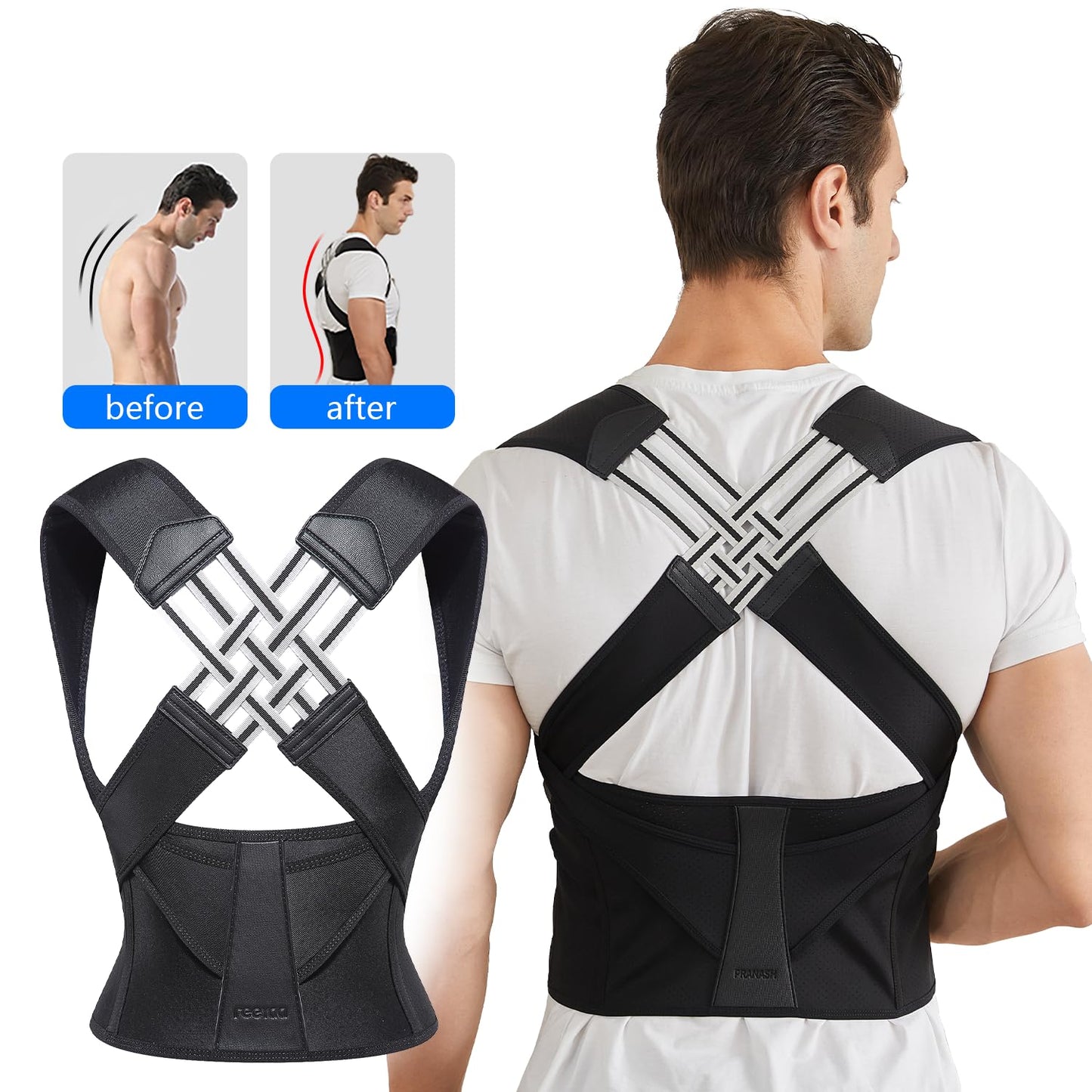 Fully Adjustable Posture Corrector | Improve Your Posture and Back Health
