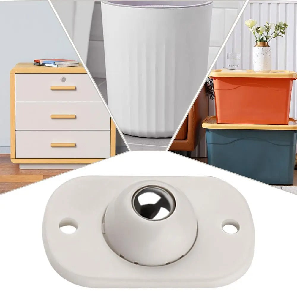 FurnitureWheels - Self-Adhesive 360° Rotatable Furniture Wheels