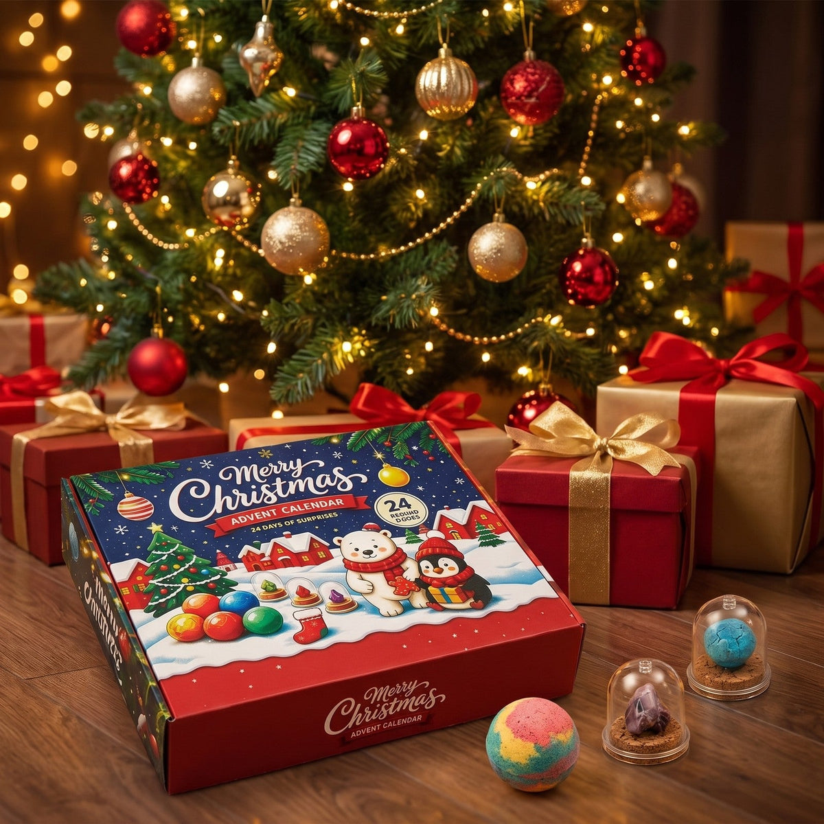 Gemstone Dig Advent Calendar for Kids, 24 Days of Digging and Discovery