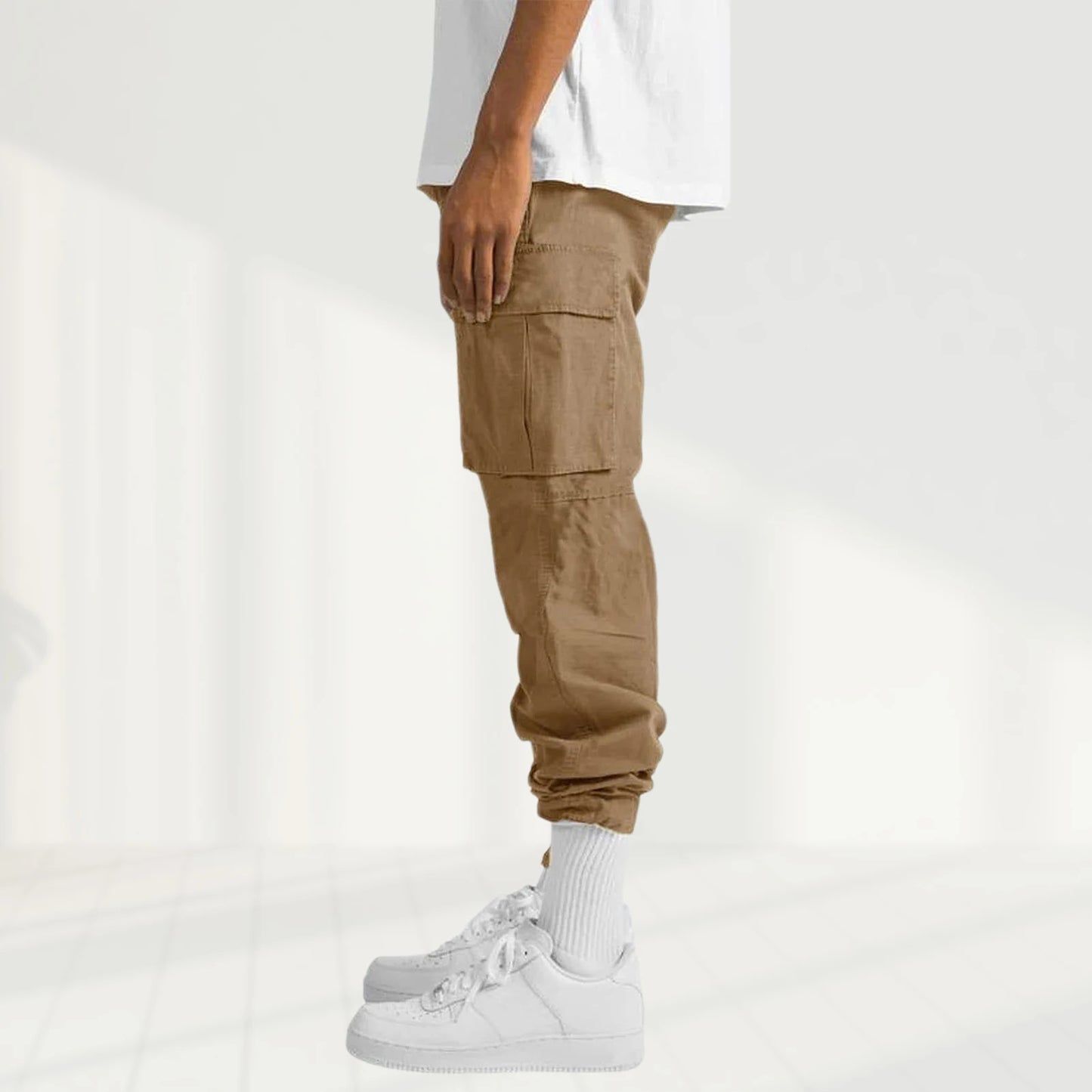 Gerald | Men's Relaxed Fit Cargo Trousers - Image 2