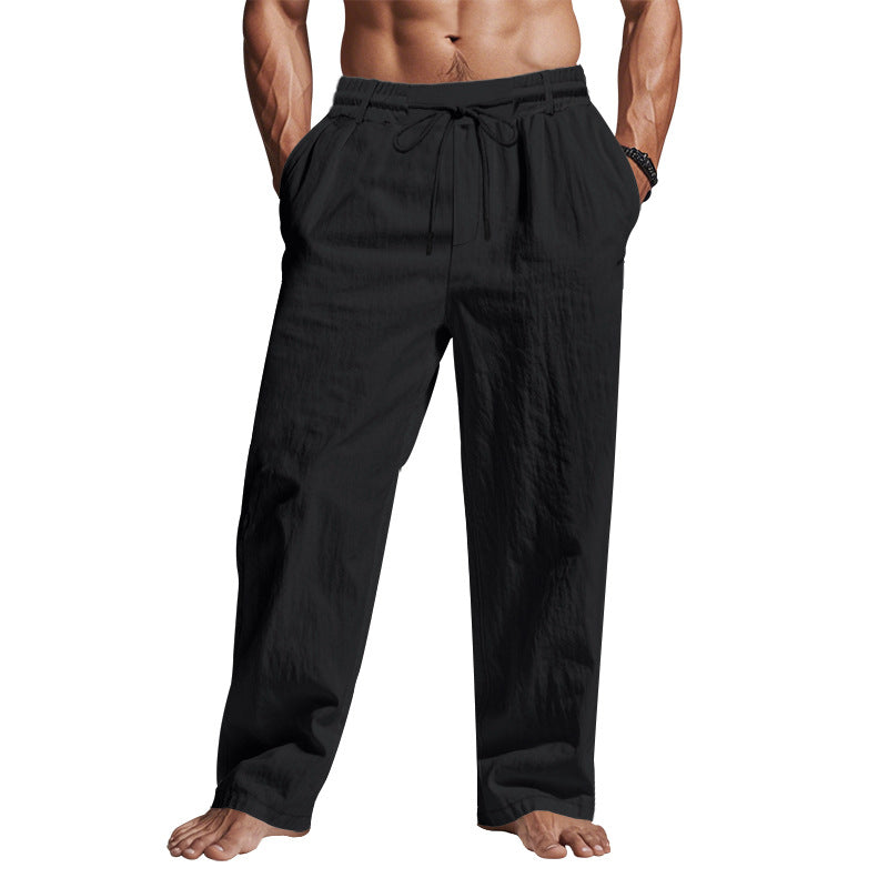 Image of Gideon | Men's Drawstring Loose Fit Trousers