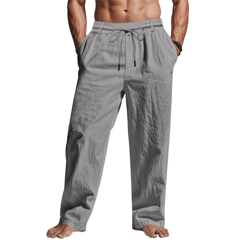 Image of Gideon | Men's Drawstring Loose Fit Trousers